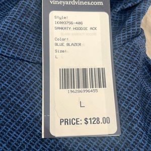 Vineyard vines NWT men’s Nantucket hoodie